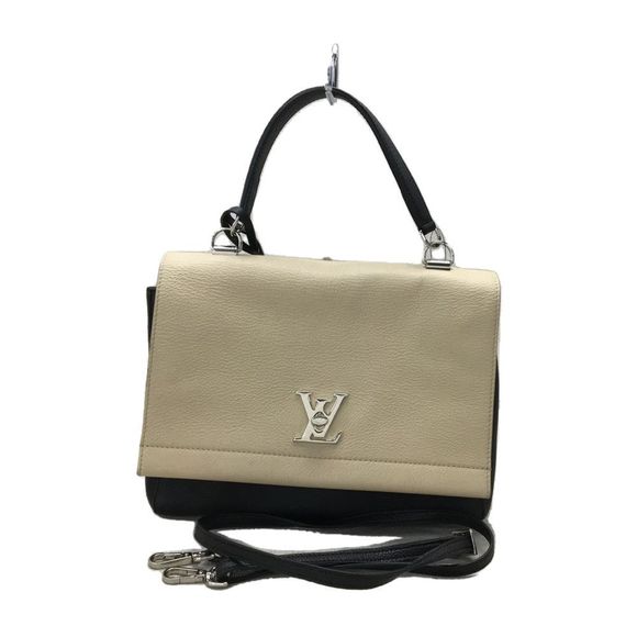 Louis Vuitton LockMe Cartable Leather Plain Shoulder Bag - Picture 1 of 5